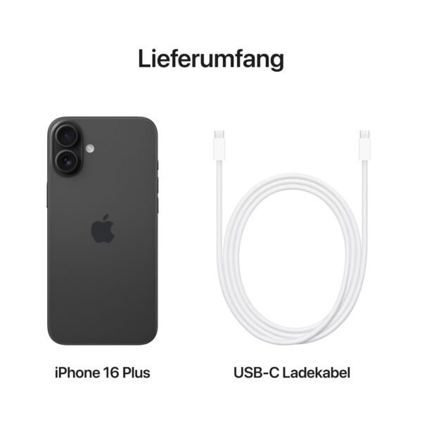 apple iphone 16 plus black