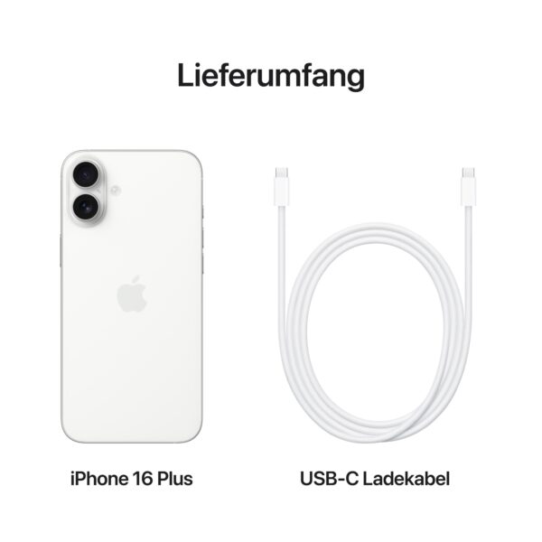 apple iphone 16 plus white